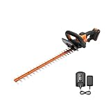 WORX WG261 22' 20V Cordless Hedge Trimmer, Battery & Charger Included