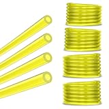Hipa 4 Size Gas Fuel Line Hose Tubing 4 ft. Each for Small Engine Chainsaw Lawn Mower String Trimmer...
