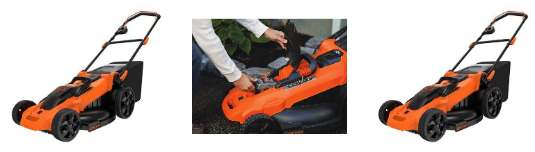 #3 Black & Decker CM2043C 20″ Cordless Mower