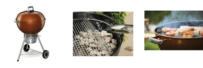 Weber 14402001 Original Kettle Premium Charcoal Grill